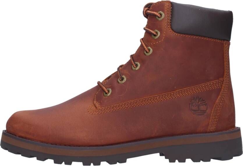 Timberland Courma Kid Traditional 6 Inch Veterboots Laarzen Met Veters Cognac