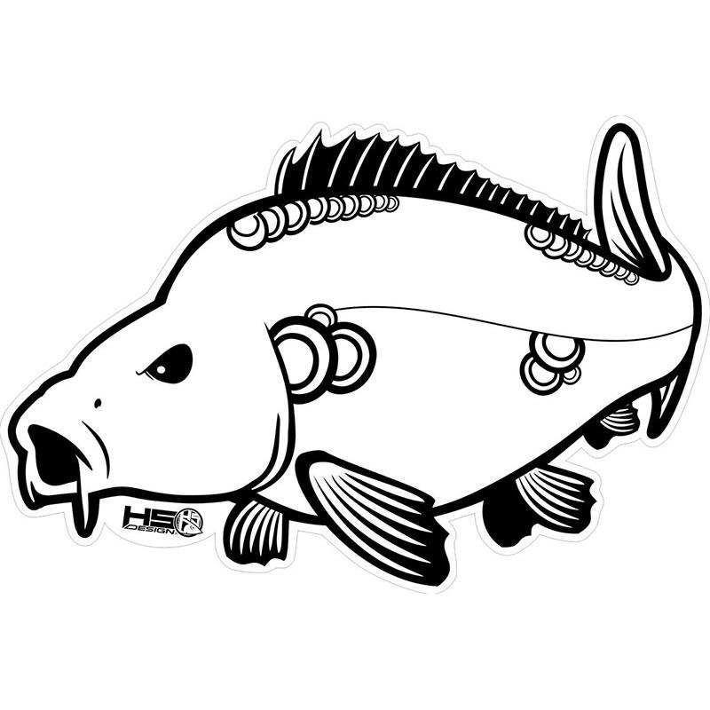 Autocollant Hot Spot Design Carp