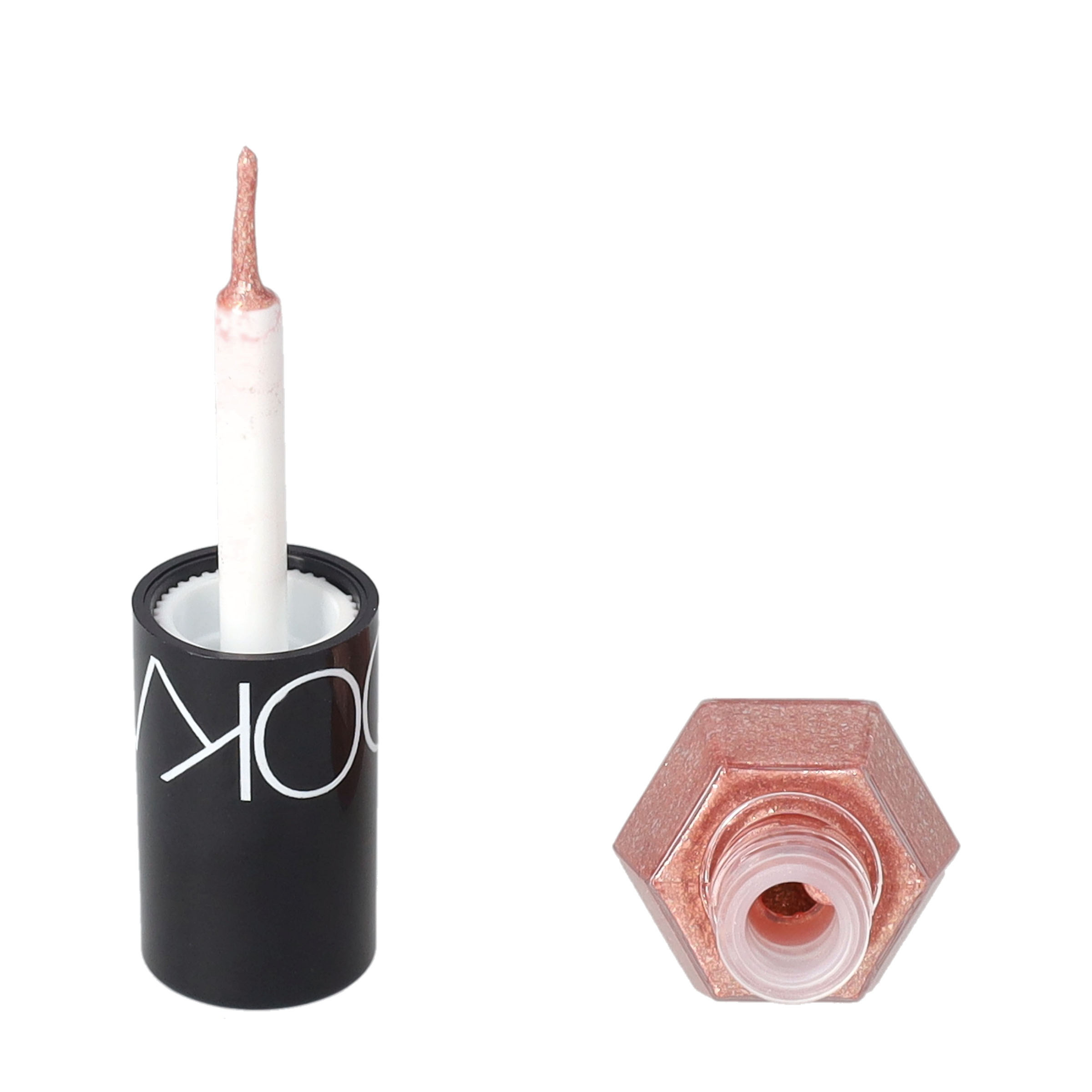 Glitzer Eyeliner Augen MakeUp Stift Flüssiger Glitzer Lidstrich - Roségold