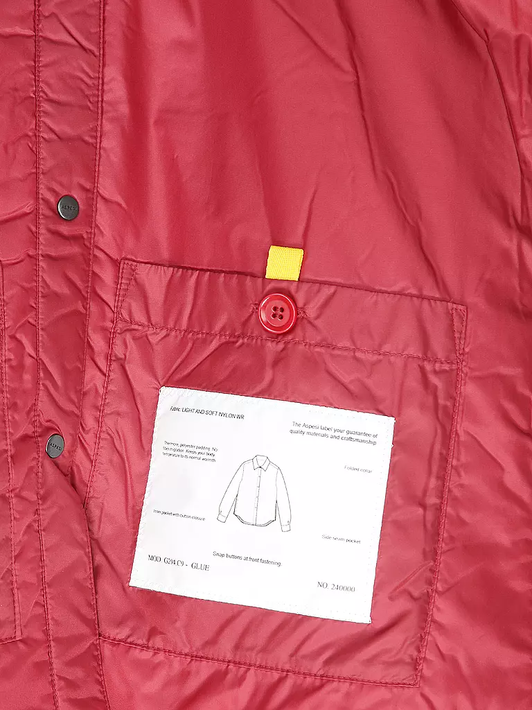 ASPESI Jacke - Overshirt rot