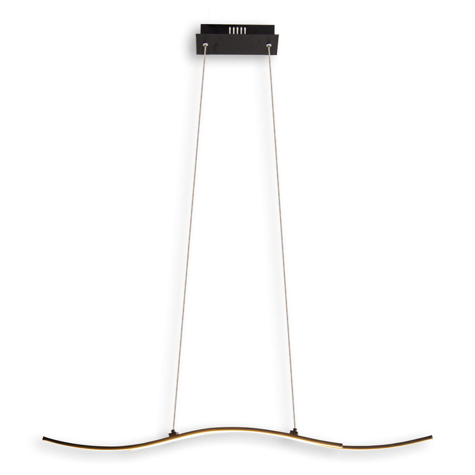 LED-Pendelleuchte - schwarz - 120 cm