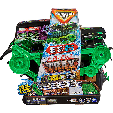Monster Jam Grave Digger Trax fjernstyret bil