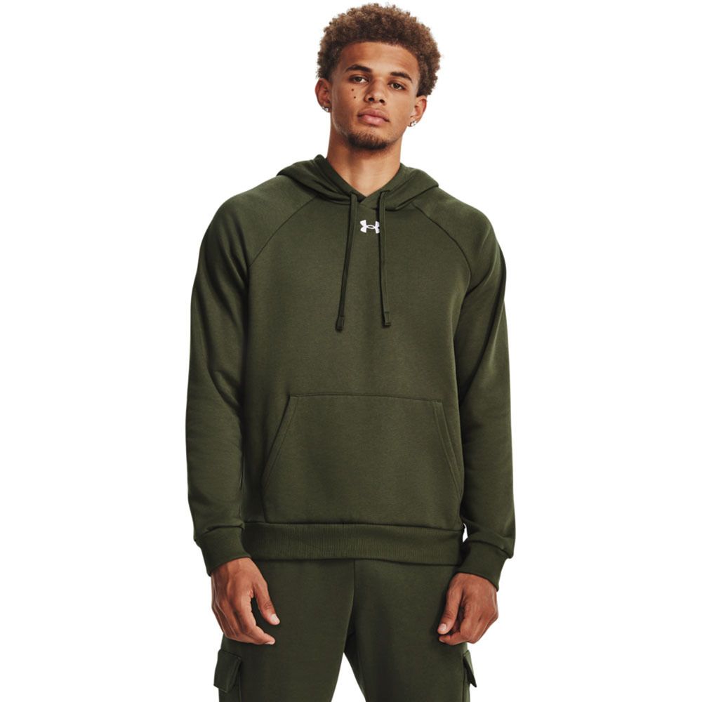 Under Armour RIVAL - Sweat Homme vert
