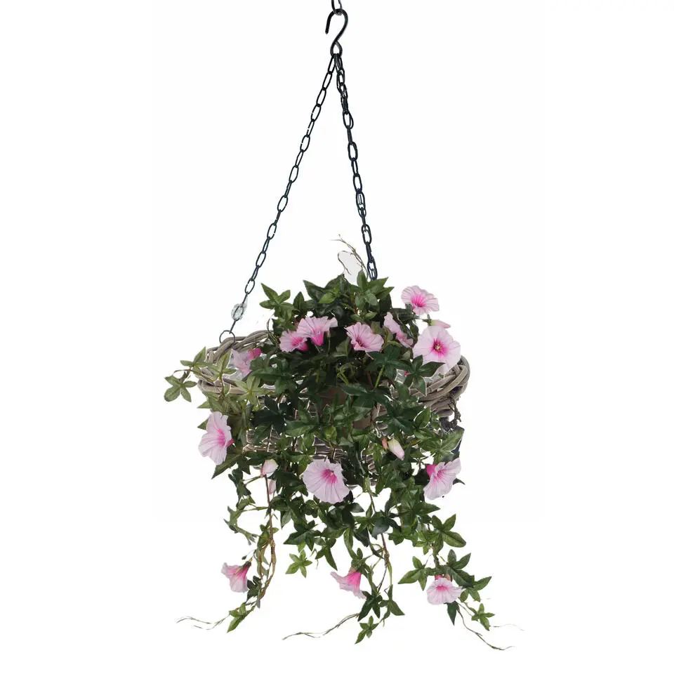 Vd Leeden Hangmand Rotan – D30 cm - gevlochten - hangend