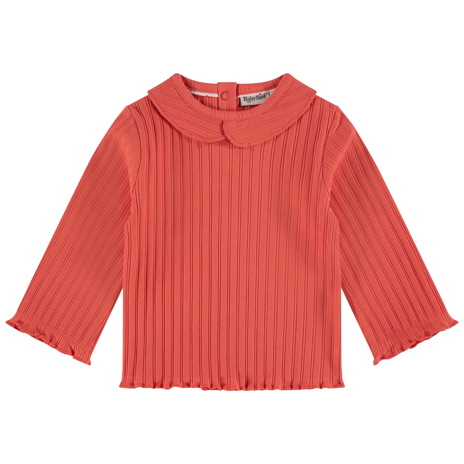 Babyface shirt lange mouwen effen oranje