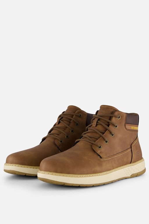 Skechers Garlan Veterschoenen bruin Synthetisch