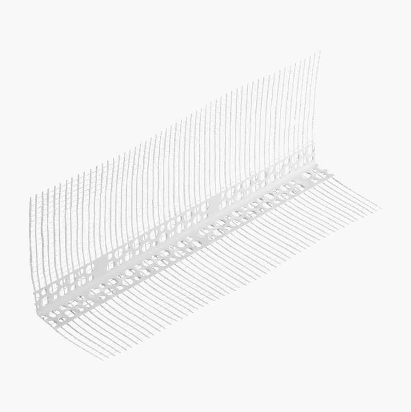 Hjørnebeskytter for gipsvegg, PVC, netting