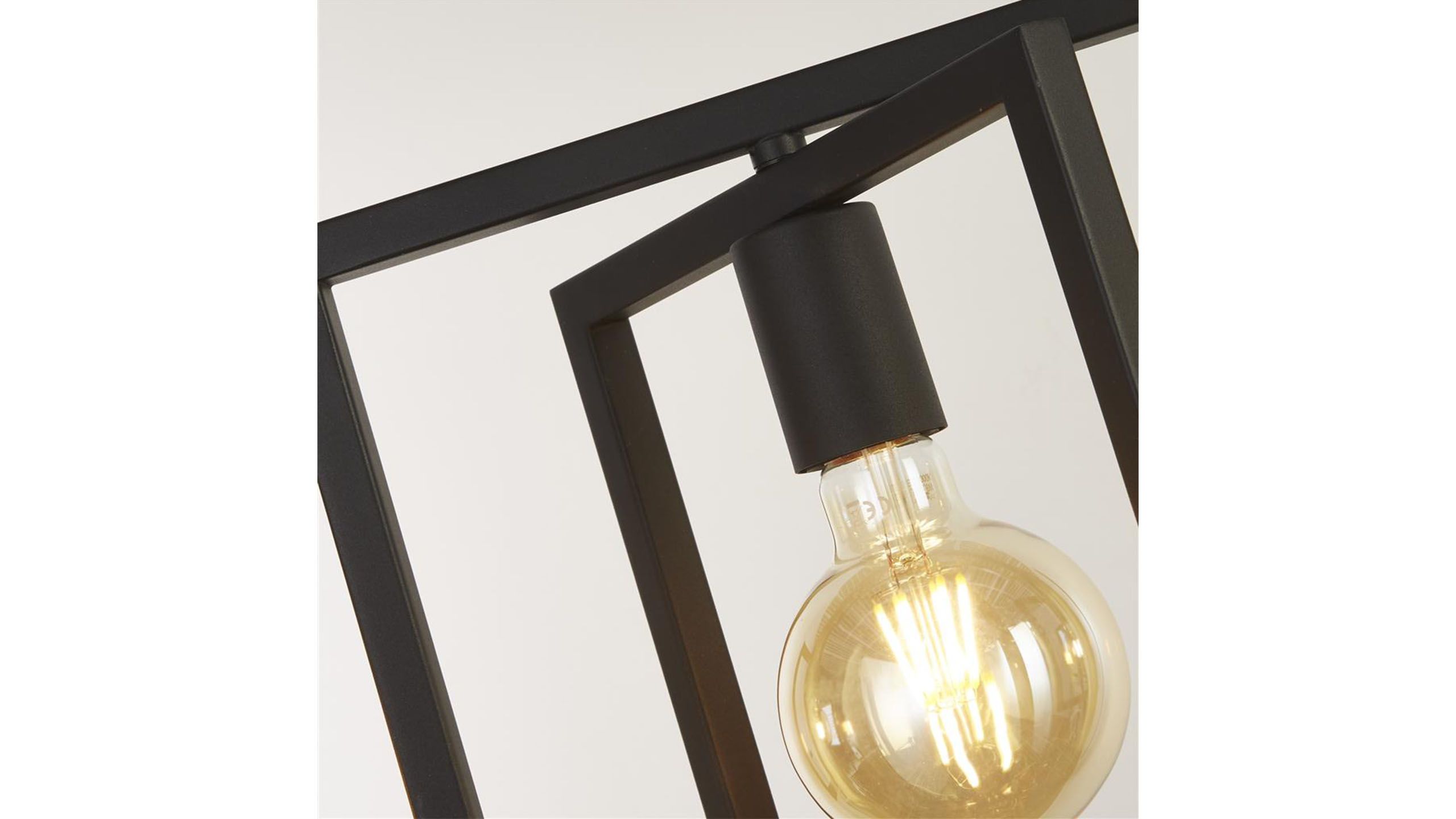 Hanglamp 23203-4BK Plaza B113.5 x D25 cm