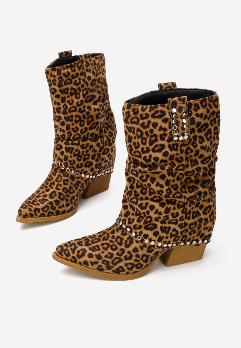 Bottes femme leopard Vedala