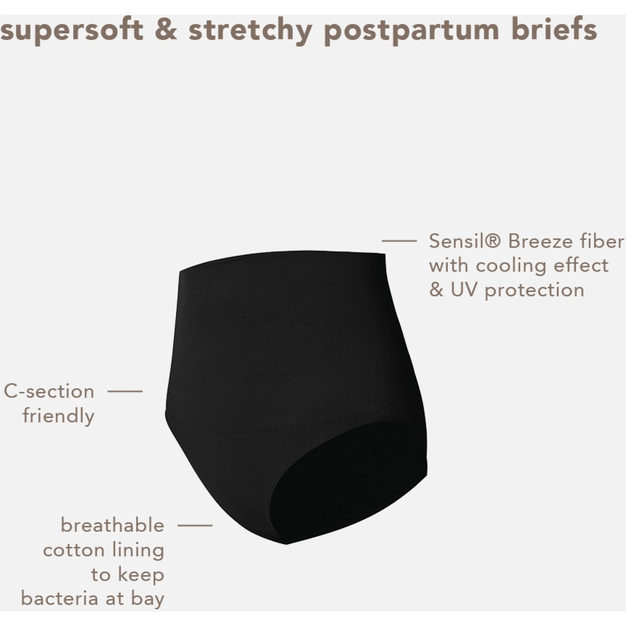 Noppies Nahtloser Slip Lee post partum Sensil® Breeze Black