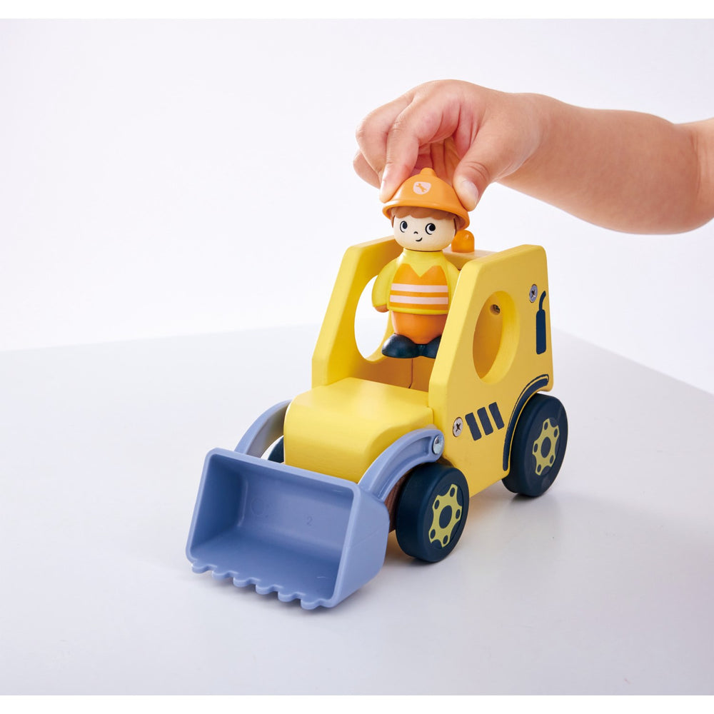 Køb Hape Den Summende Bulldozer Med Lyd