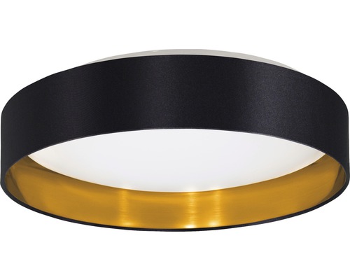 LED plafondlamp 24W 2100 lm 3000K Ø 38 cm Maserlo zwart/goud