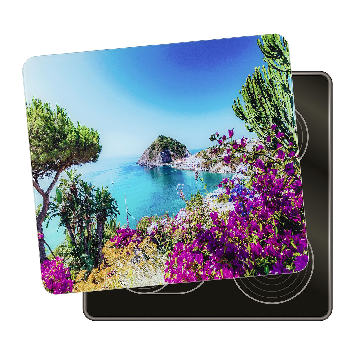 Glas-Abdeckplatte Multi – Mittelmeer