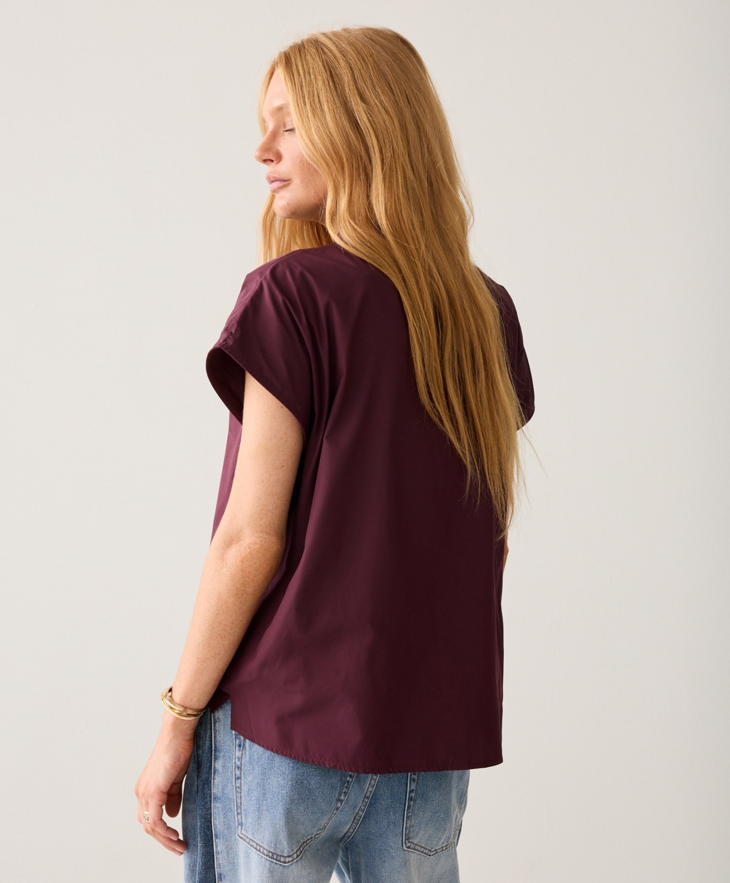 Summum Woman Dames blouse bordeaux