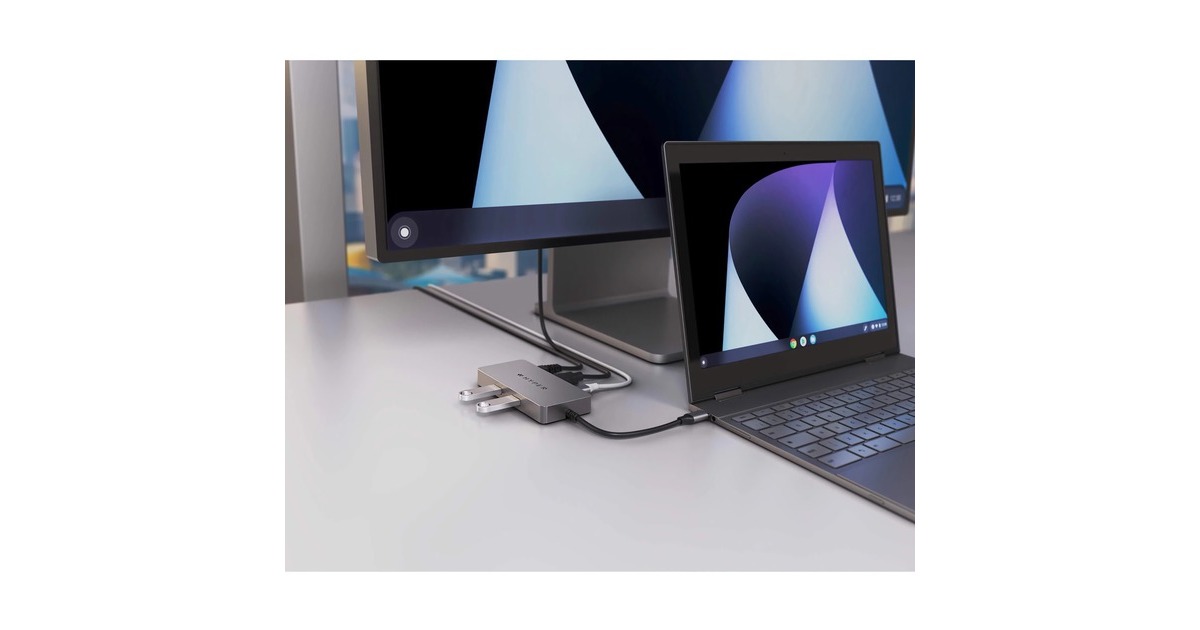 HyperHyperDrive 5-Port USB-C Hub dockingstation  (Grijs)