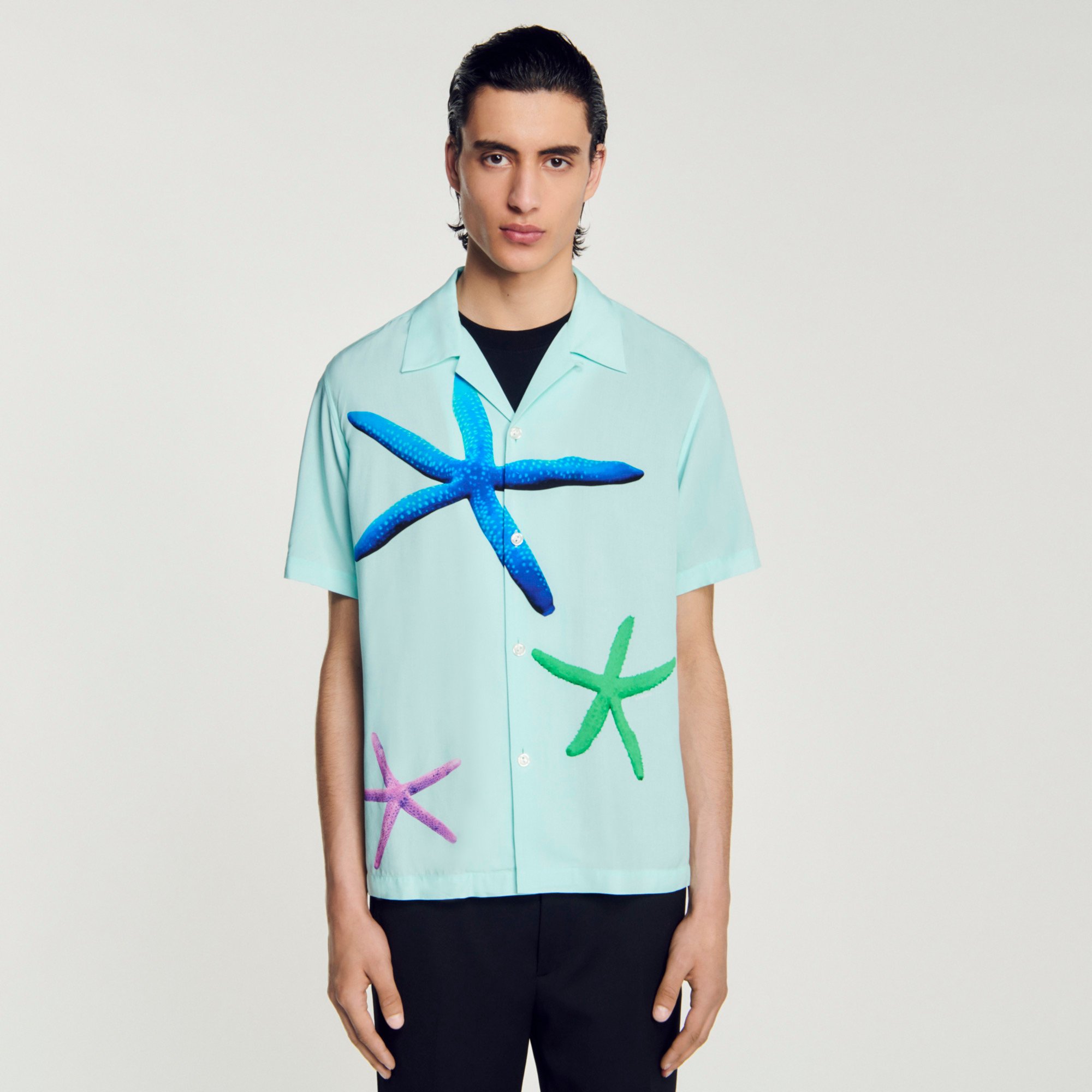 Chemise imprime etoiles de mer