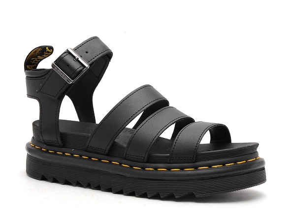 Dr martens nu pieds plats femme blaire noir