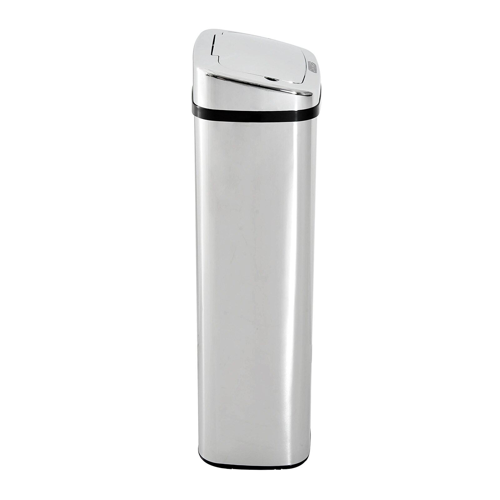 HOMCOM Mülleimer mit Sensor silber 33 x 25 x 84 cm (LxBxH)