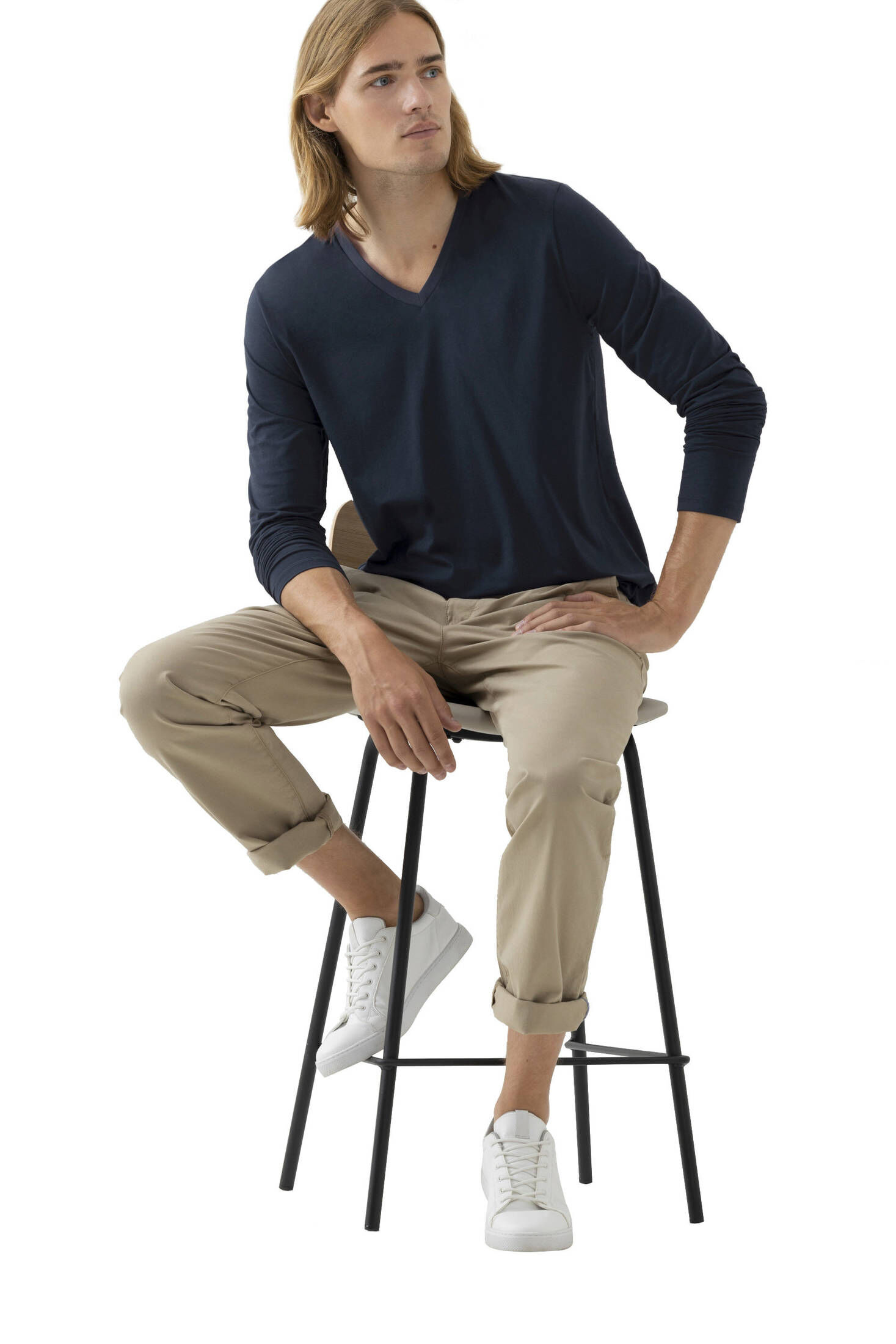 mey| Herren Langarm-Shirt