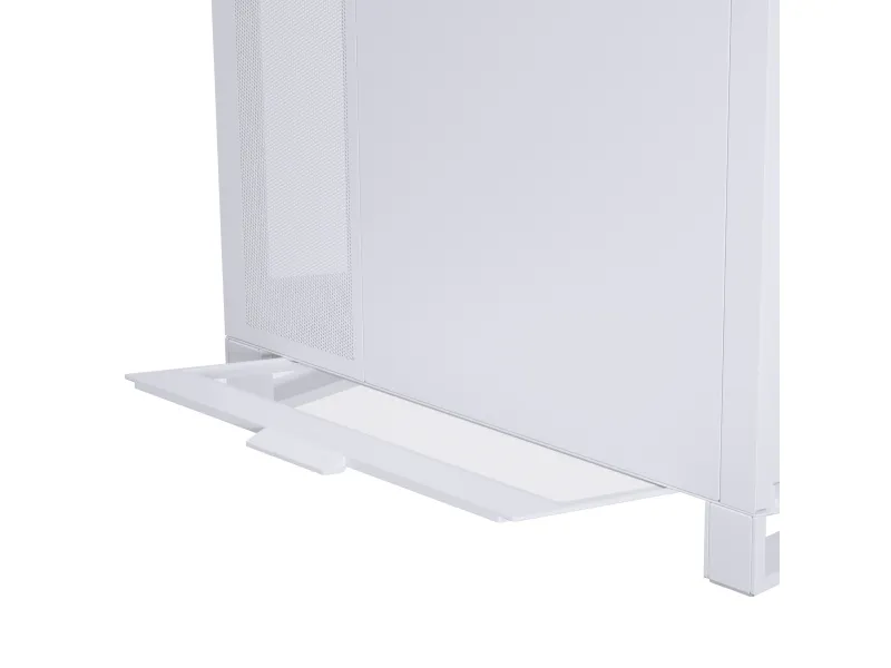 Phanteks NV7 - FT - udvidet ATX - sidepanel med vindue (hærdet glas) - ingen strømforsyning (ATX) - hvidmatteret - USB/Lyd