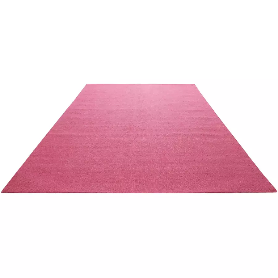 Green Looop Handweb-Teppich Nizza pink