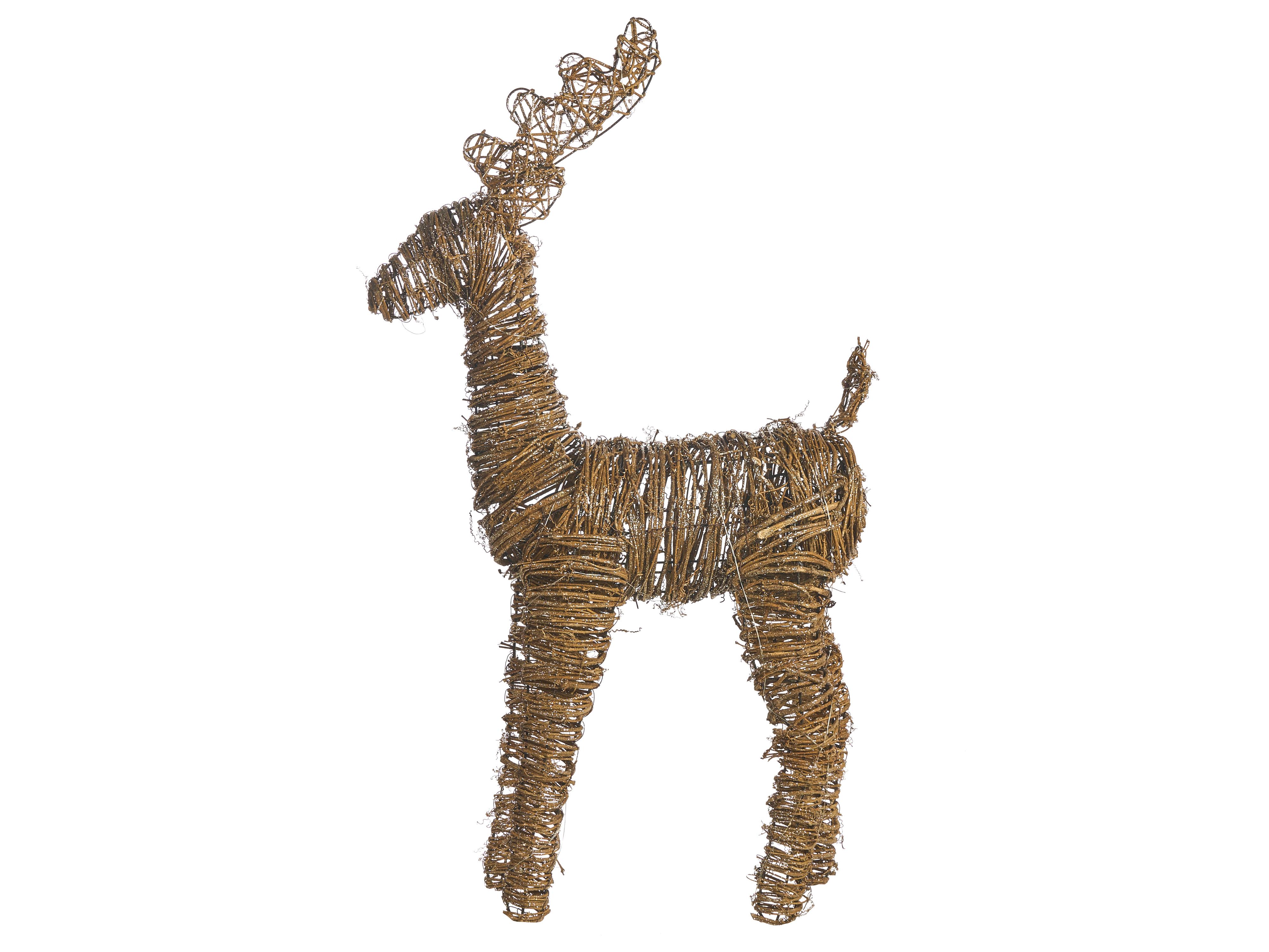 Kerstdecoratie LED GRINDAVIK Rendier 97 cm Natuurlijk
