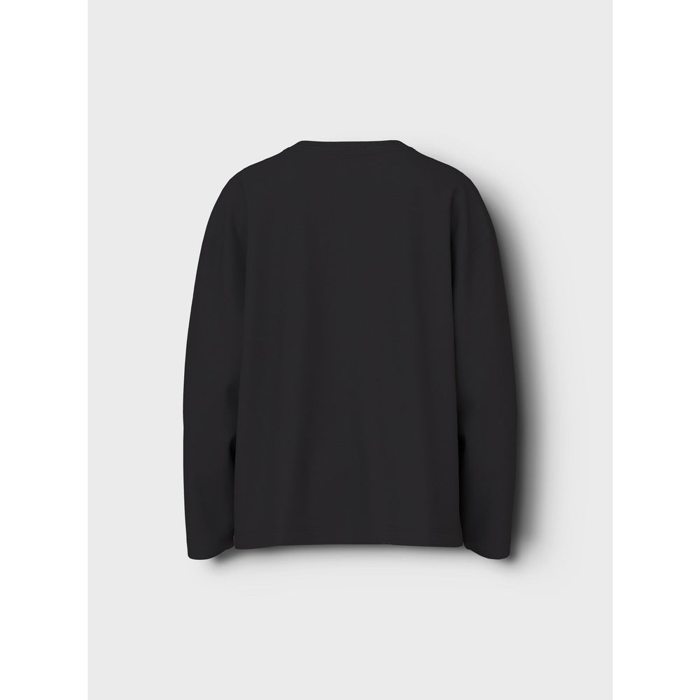 Køb Name It Black World Class Nkmvictor Ls Rlx Top