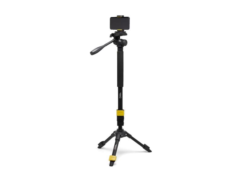 National Geographic Photo 3-in-1 Leichtes Einbeinstativ mit abnehmbarem Stativfuss