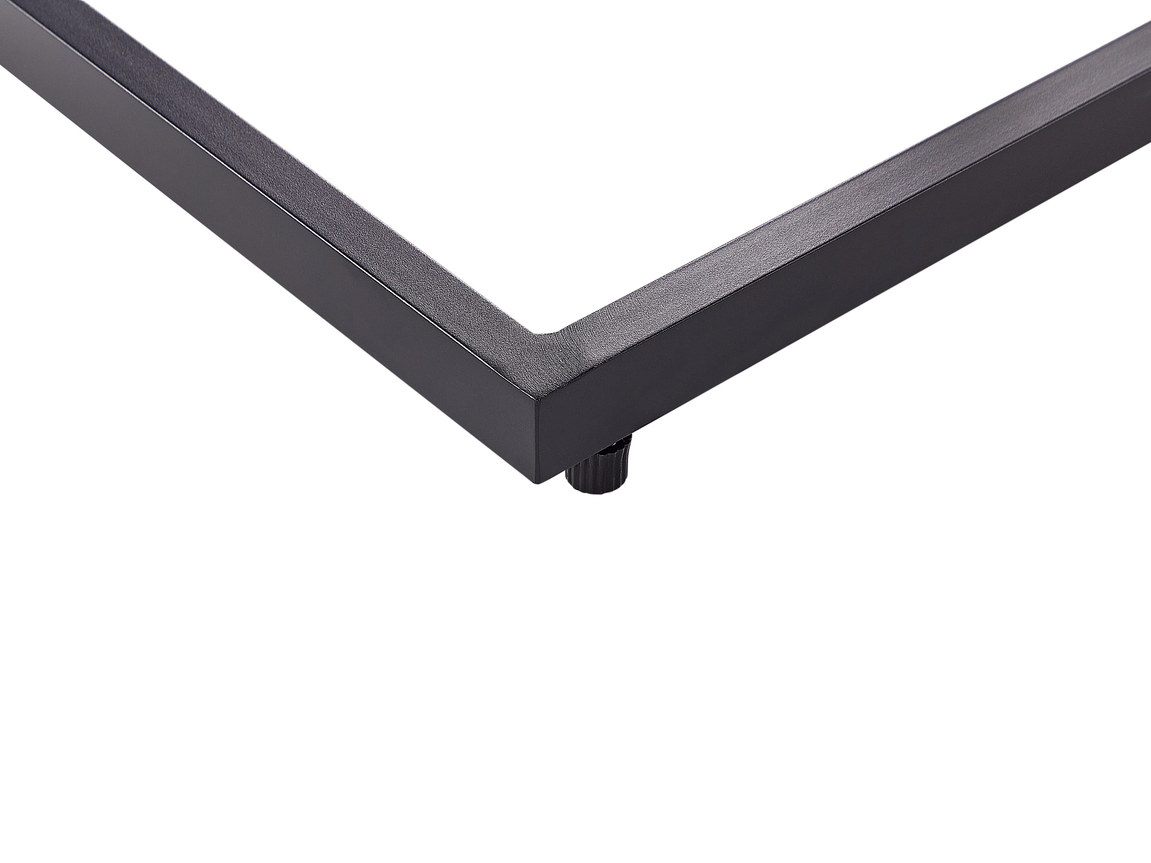 Tuin bijzettafel MESSINA 60 cm 35 cm Zwart