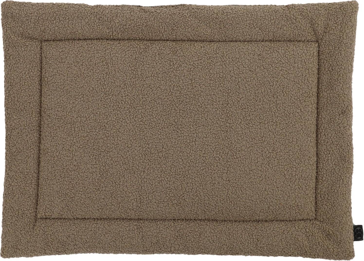 Overseas Petlife benchkussen Teddy taupe 75 x 55 x 2 cm
