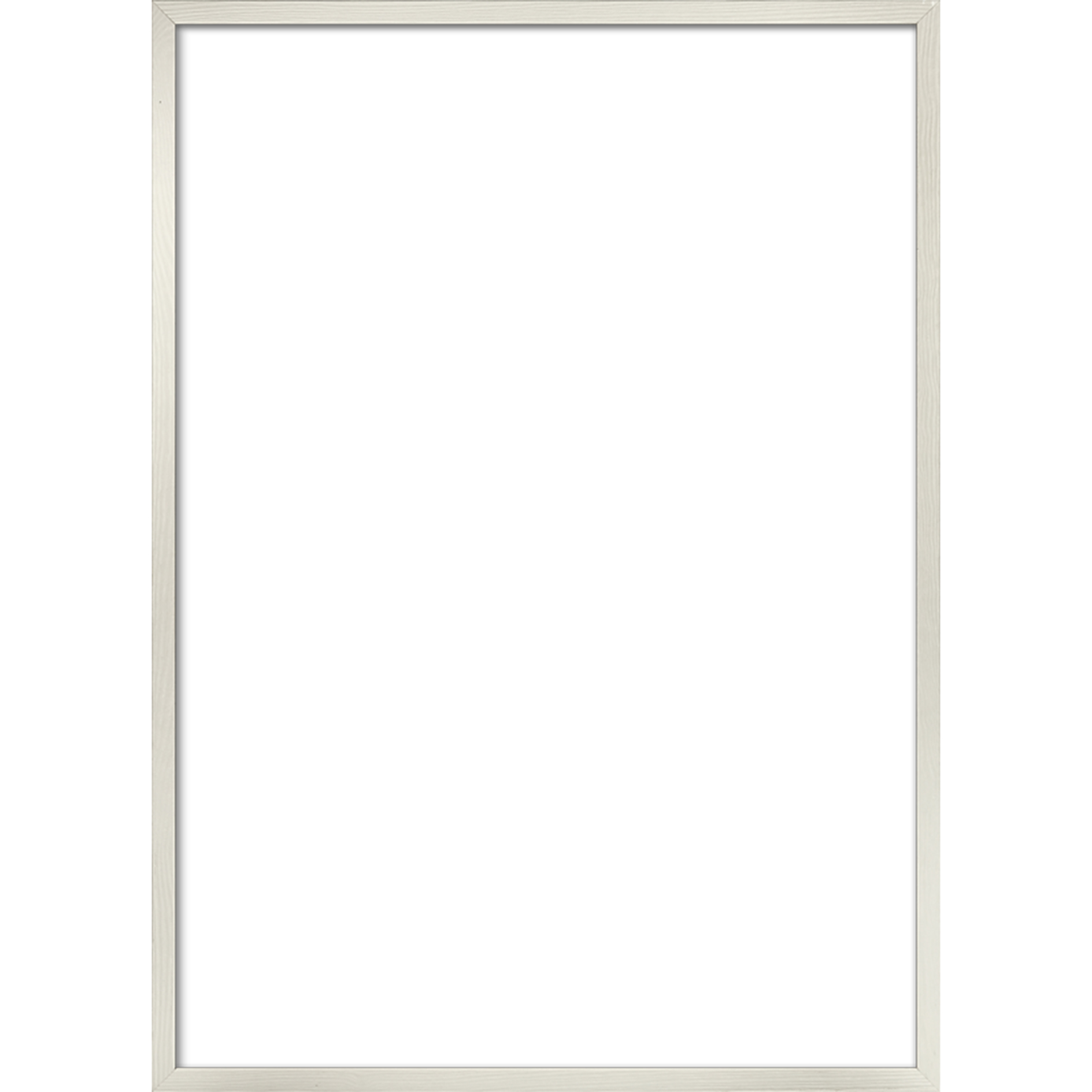 Holz-Bilderrahmen - weiß - 40x50 cm
