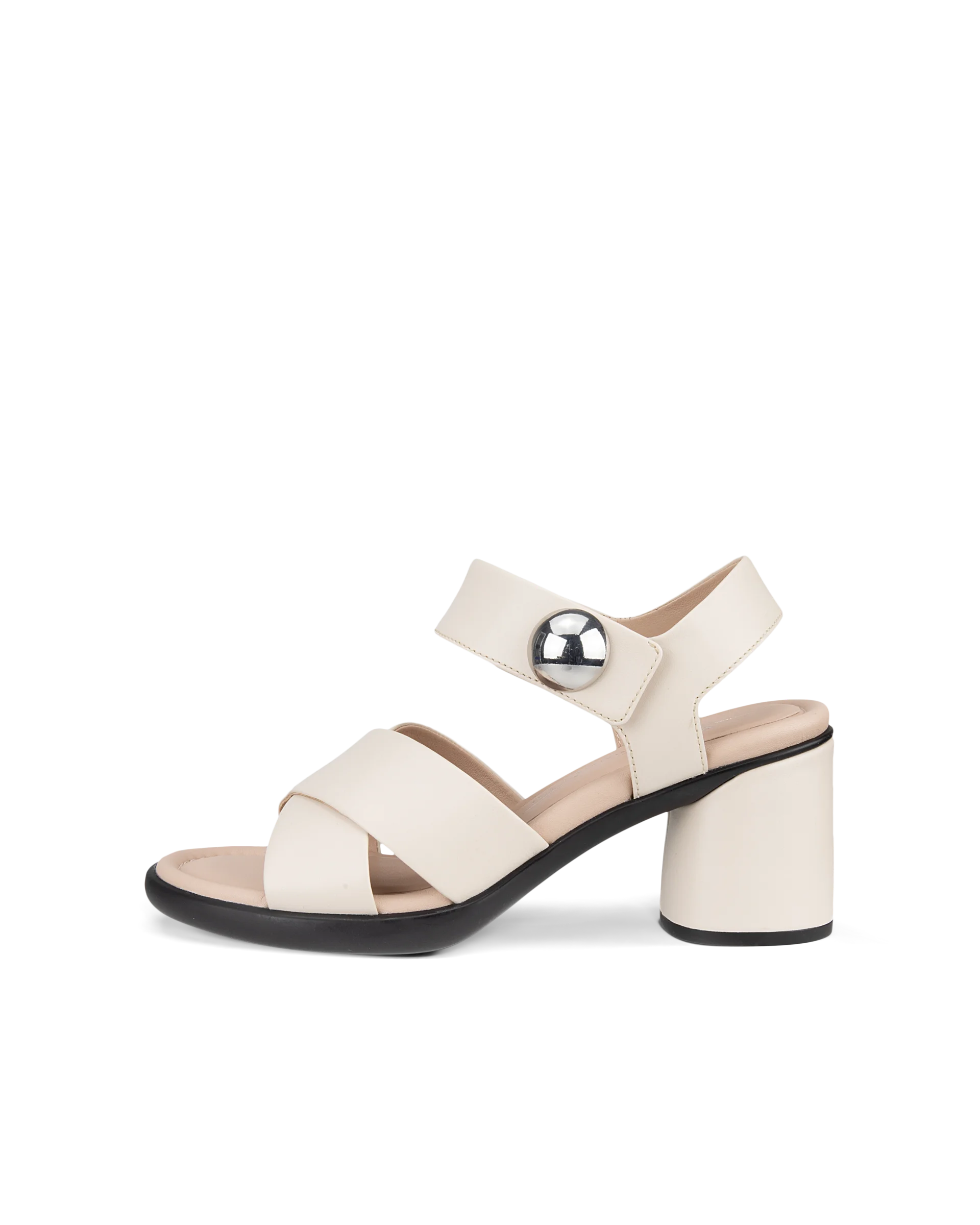 ECCO SCULPTED SANDAL LX 55 Damen Ledersandale mit Absatz Beige