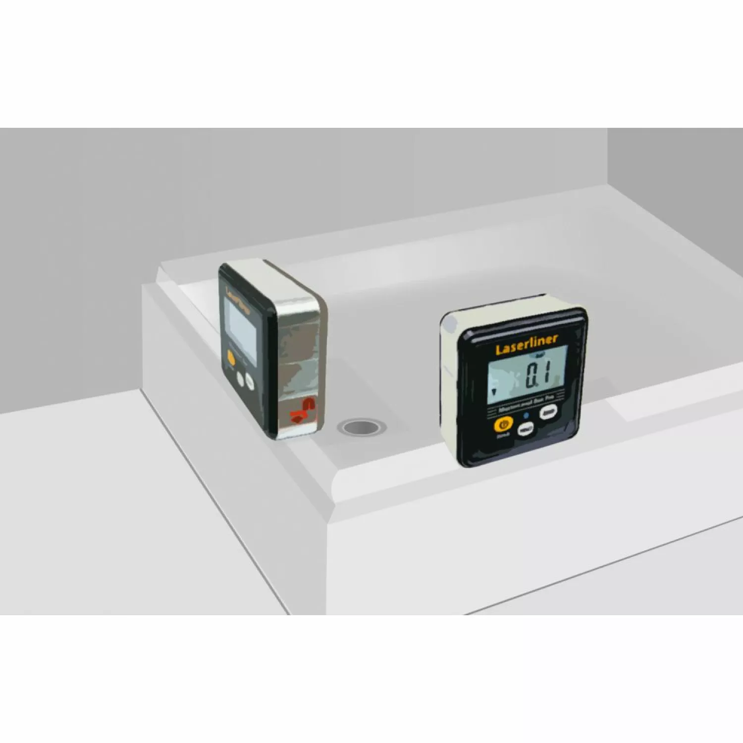 Laserliner MasterLevel Box Pro Elektronische waterpas - bluetooth - magnetisch