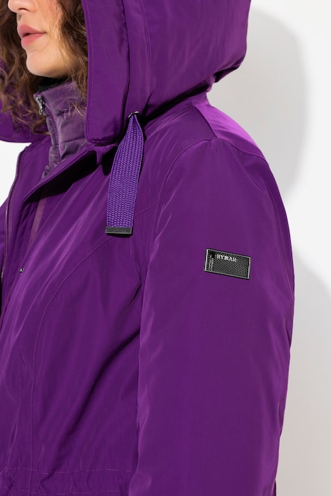 HYPRAR Performance-Parka, Stehkragen, Kapuze, recycelt