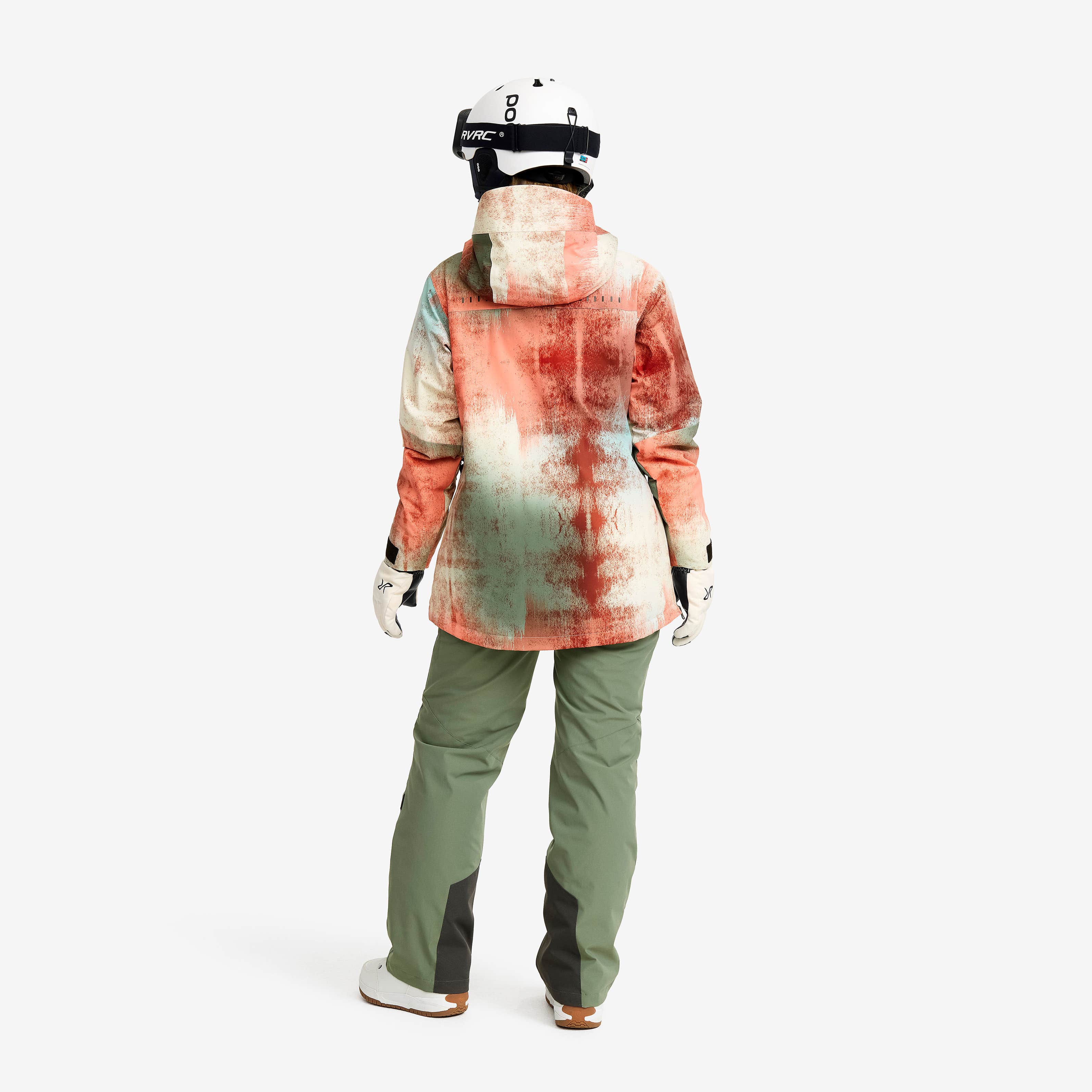 Halo 2L Insulated Ski Anorak Dame Bruschetta/Dusty Green