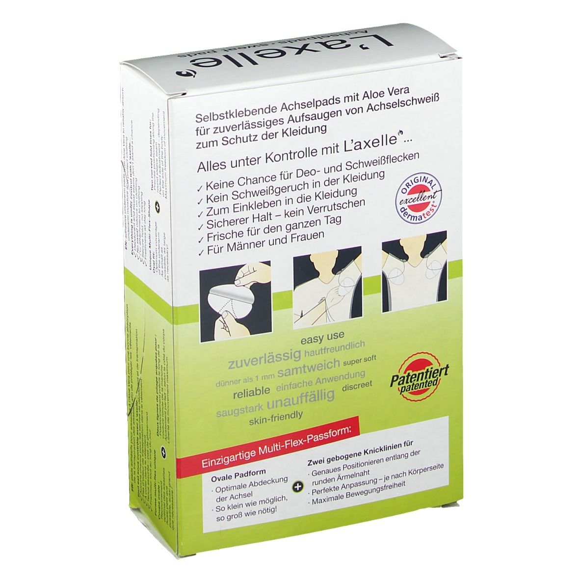 Laxelle Achselpads mit Aloe Vera Gr. L 95 x 150 cm