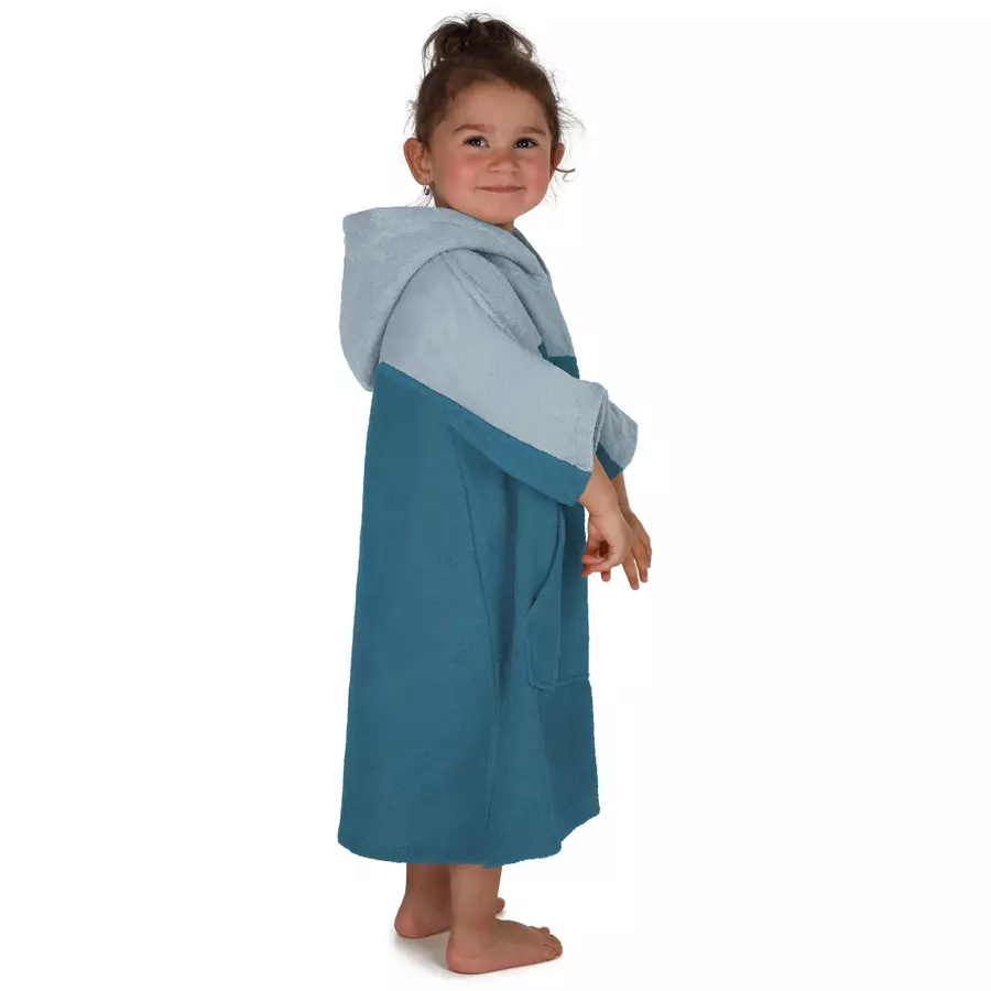normani Kinder Badeponcho Puwai Petrol