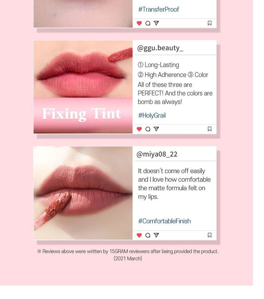ETUDE - Fixerende tint #14 Rozenlila