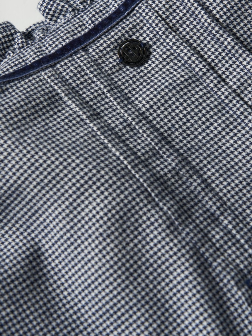 Vestido vichy manga comprida