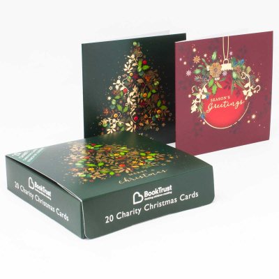 Decorative Tree And Bauble Charity Box X20