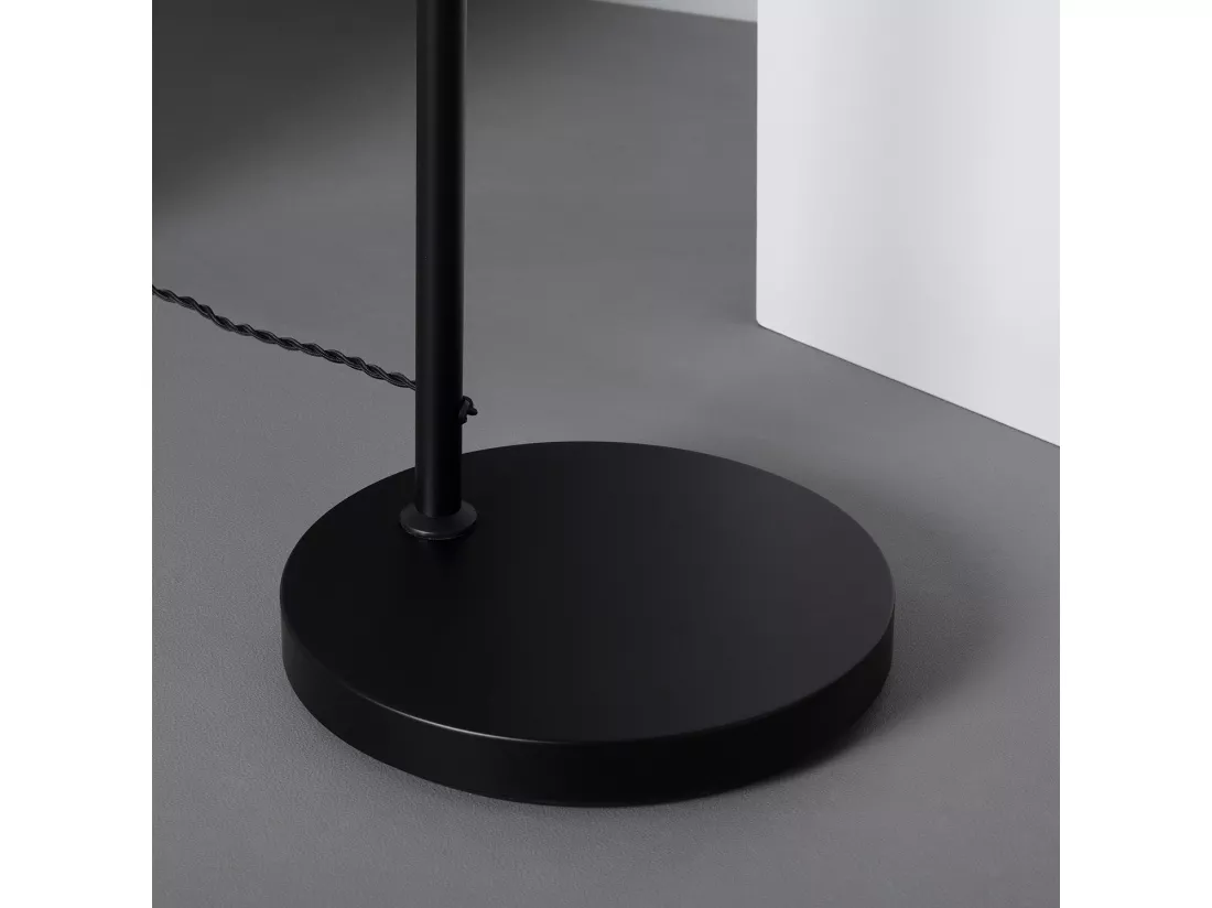 Lampadaire Rotin Kithnos Noir