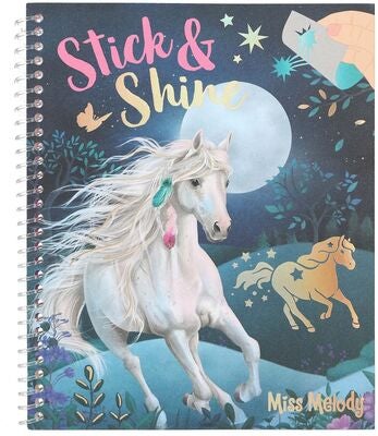 Miss Melody Stick & Shine Fargeleggingsbok