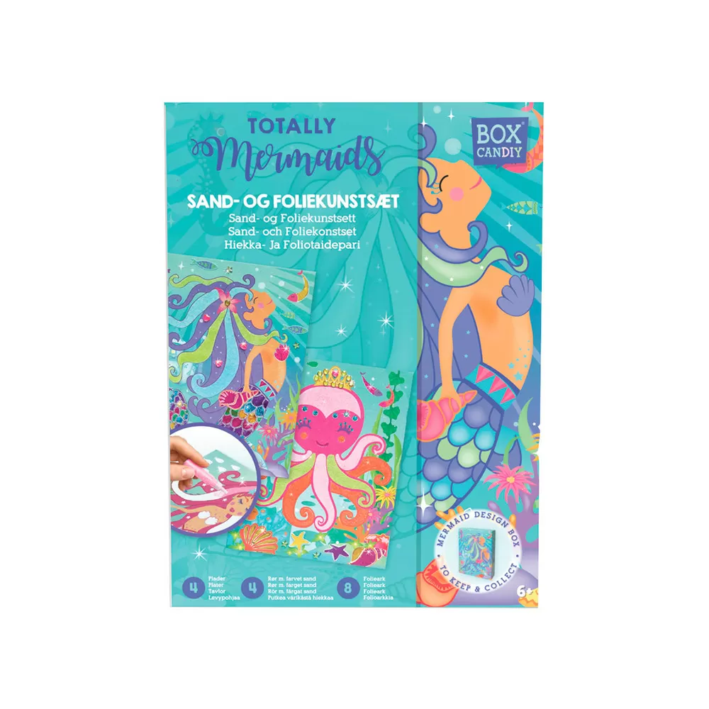 BOX CANDIY Sand and Foil Art - Totally Mermaids - 1 stk