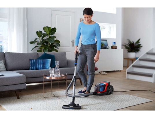 PHILIPS - Aspirateur traîneau FC9330/09 PowerPro compact rouge