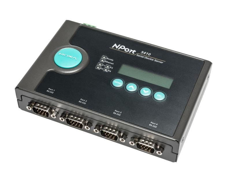 Moxa Serieller Geräteserver NPort 5410 Serieller Geräteserver mit vier Ports