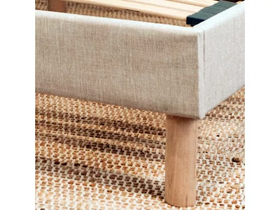 BELLECOUR LITERIE | Pied de lit cylindrique en bois Hauteur 20 cm (vendu à l'unité)