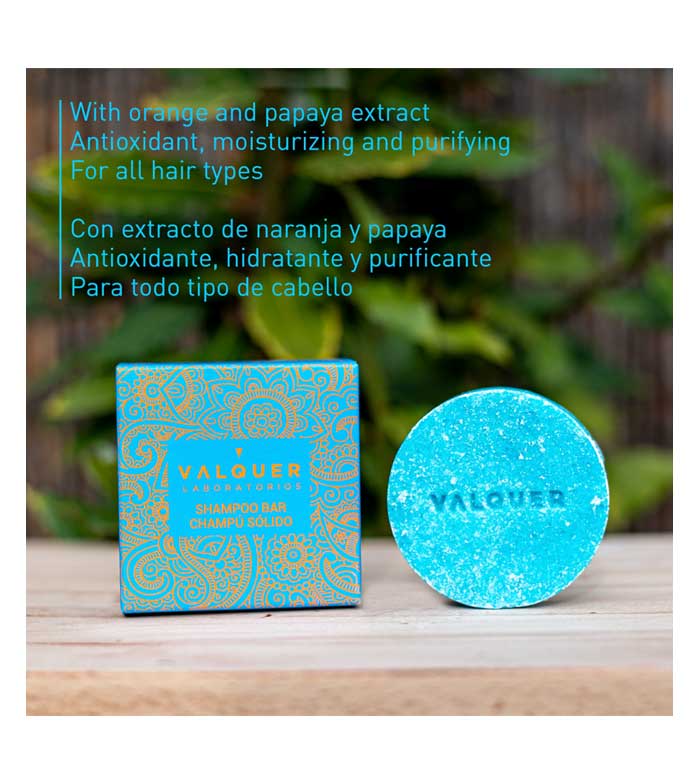 Valquer - Shampoo Sunrise Solid - Extrato de Laranja e Mamão