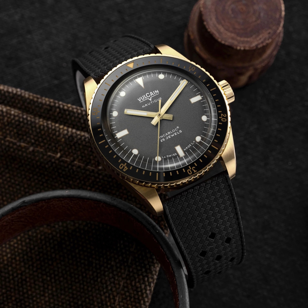 Vulcain Skindiver Nautique Bronze & Grey