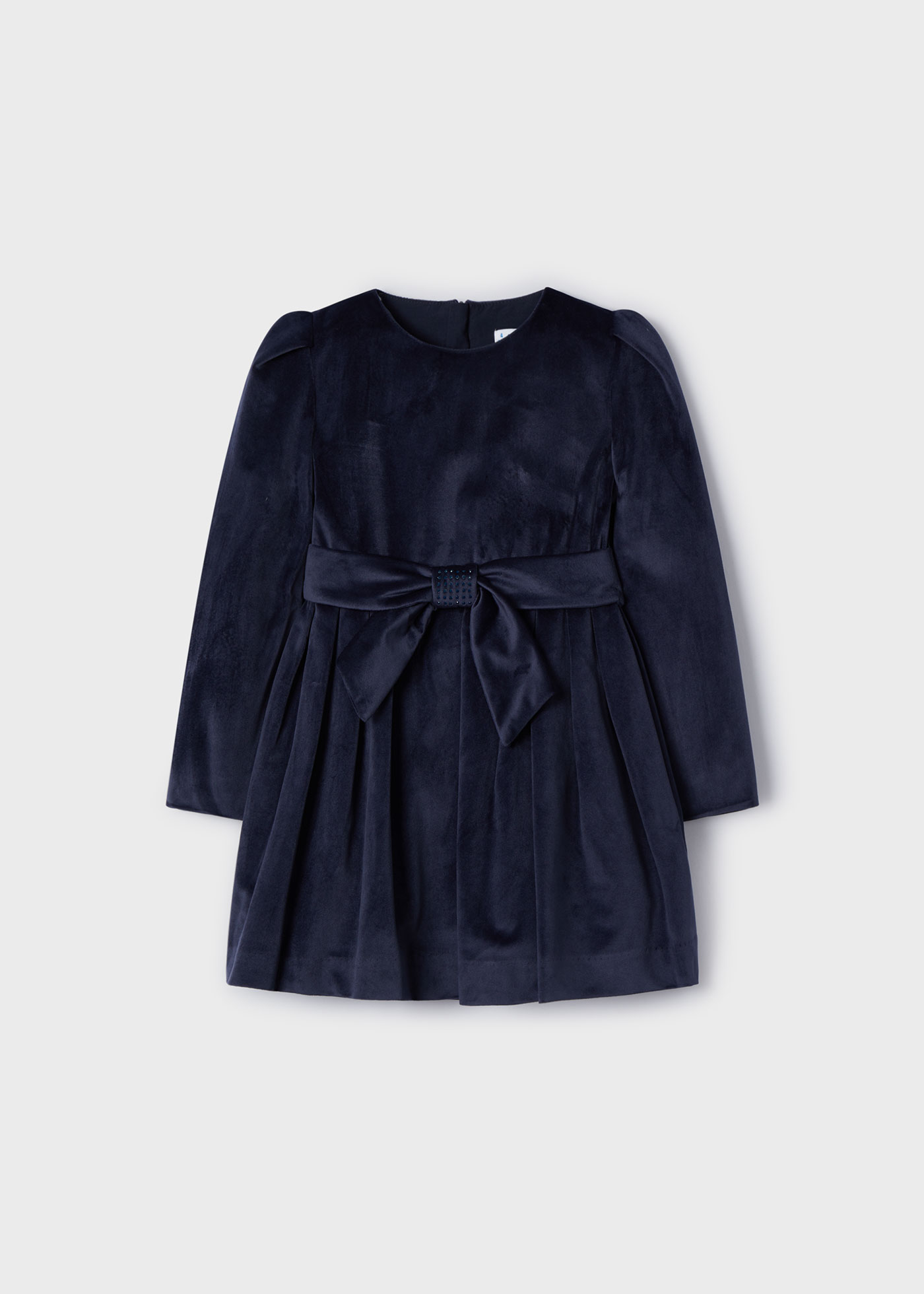 Vestido de veludo para meninas