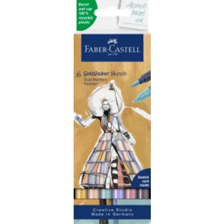 Faber-Castell Sketch Marker Gofa 6er Etui Fashion